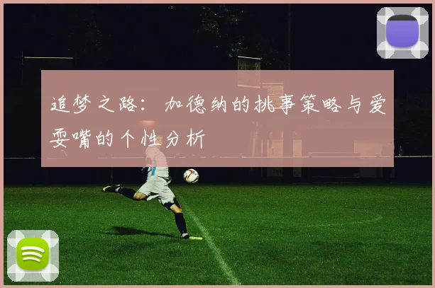 追梦之路：加德纳的挑事策略与爱耍嘴的个性分析