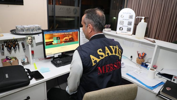 Mersin’de Konaklama Tesisine Veri Girişi Yapılmayan Aranan Şahıs Yakalandı